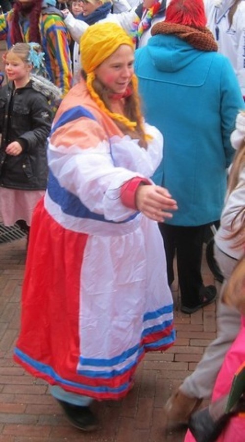 Mascottepak Opblaasbaar kostuum - Boerin